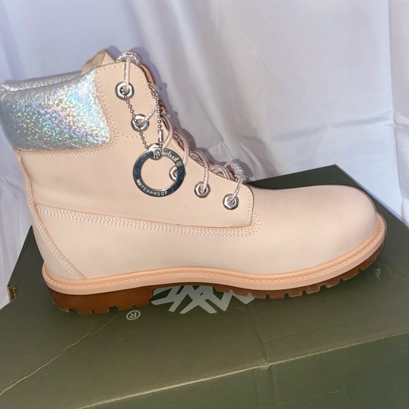 Timberland Heritage 6 in waterproof boot light pink - Picture 6 of 7